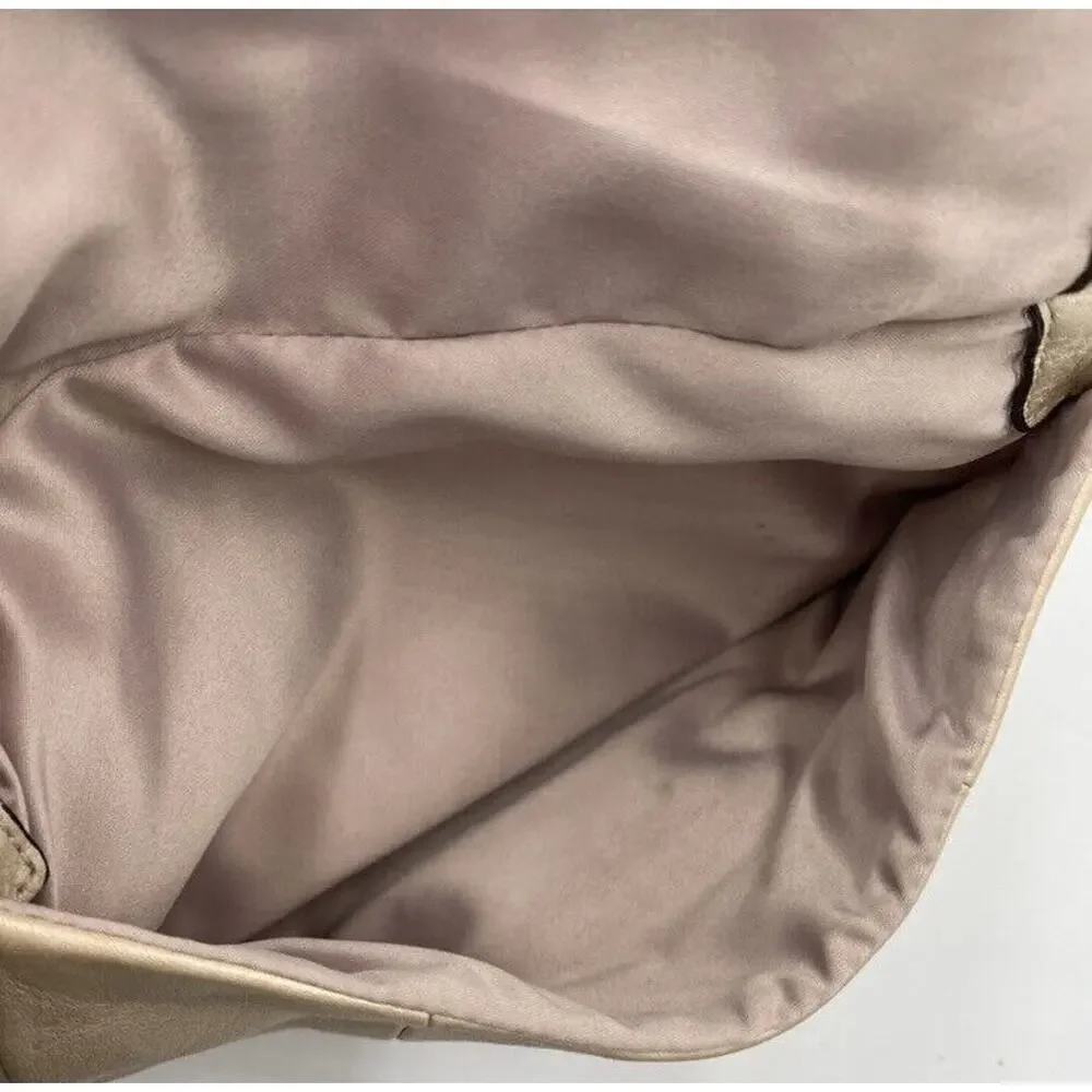 Coach 19303 Champagne Leather Hobo Style top Handle Shoulder Strap‎ BAG